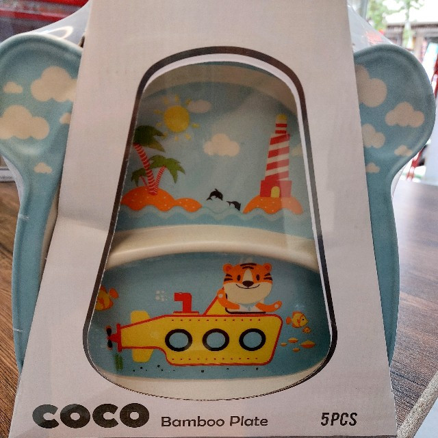 قاشق چنگال کودک بامبو