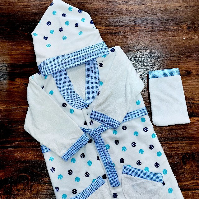 حوله تن پوش با لیف بچگانه