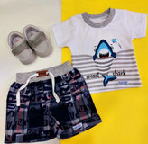 بلوز شورت نخی بچگانه