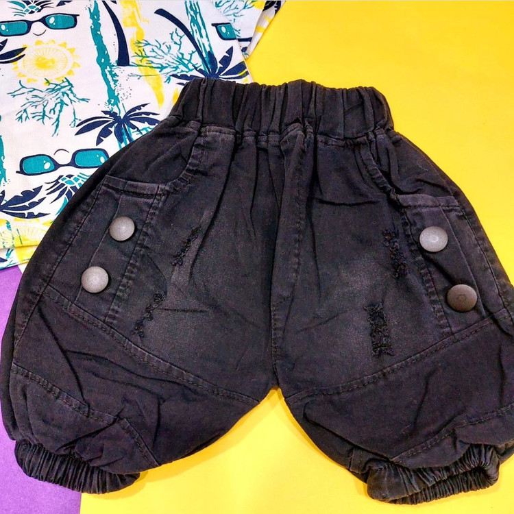 کراپ شلوارک هاوایی