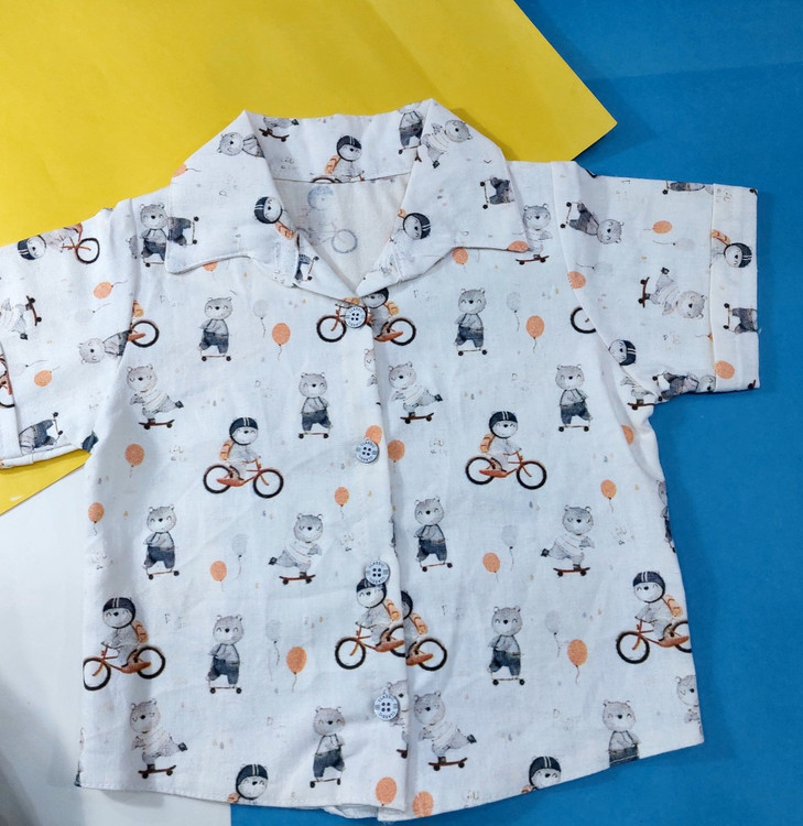 پیراهن نخی بچگانه