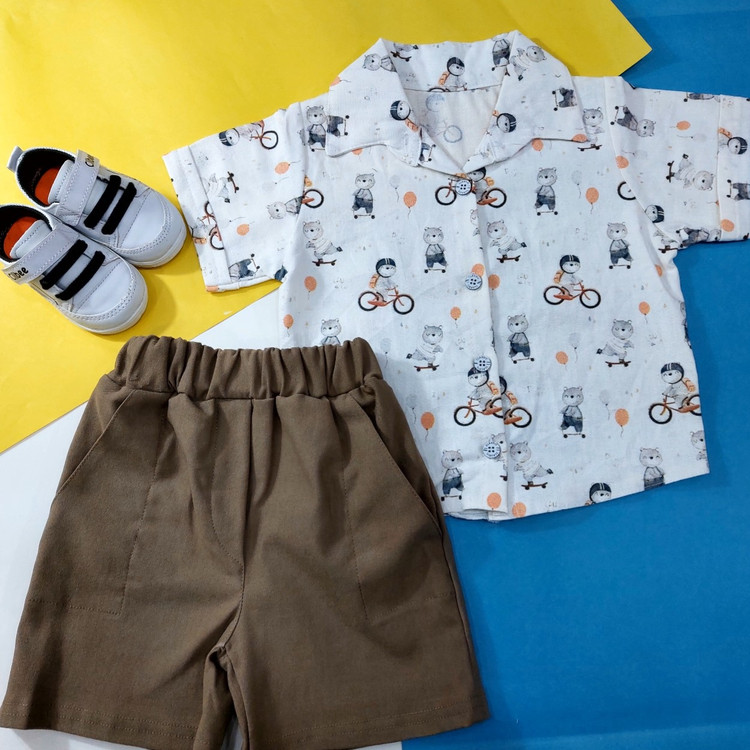 شومیز شورت بچگانه