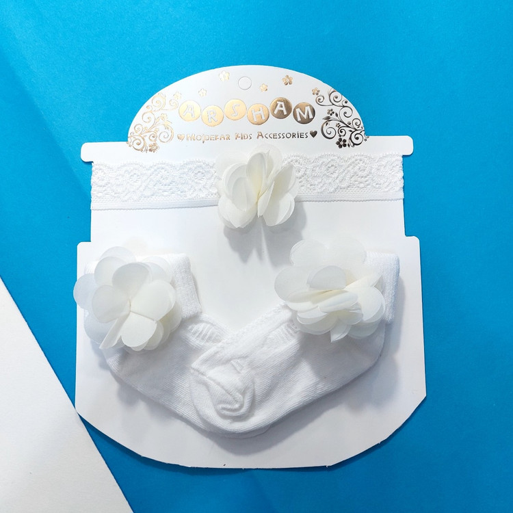 ست هد و جوراب دخترانه