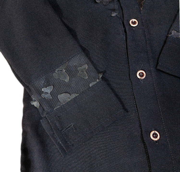 شومیز مشکی محرمی دخترانه