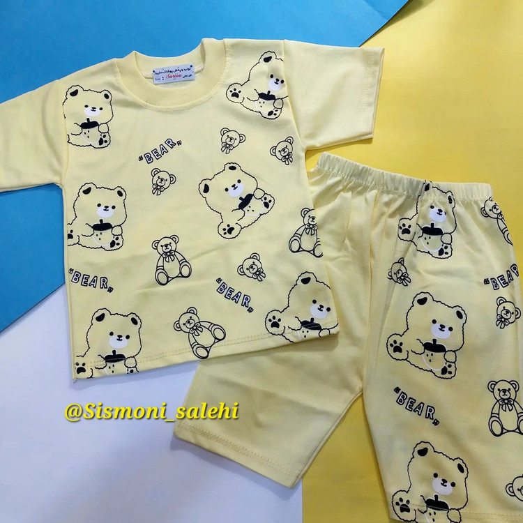 بلوز شورت نخی بچگانه