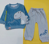 بلوز شلوار مخمل بچگانه