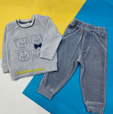 بلوز شلوار مخمل پسرانه