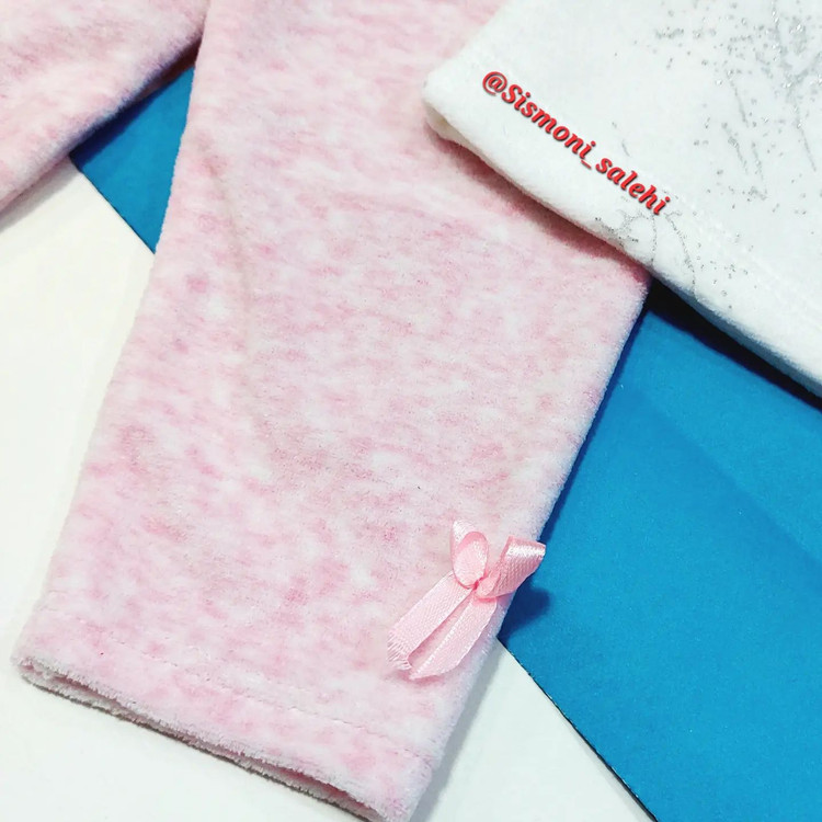 بلوز شلوار مخمل دخترانه