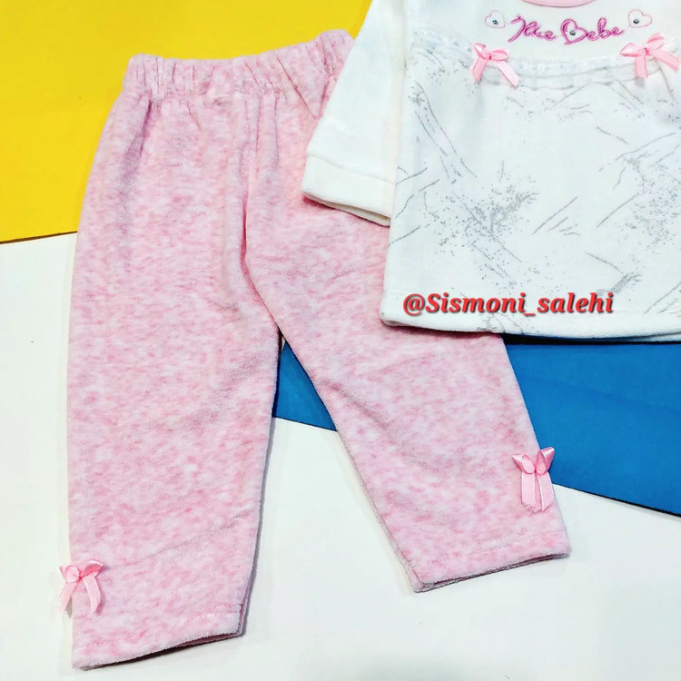 شلوار مخمل دخترانه