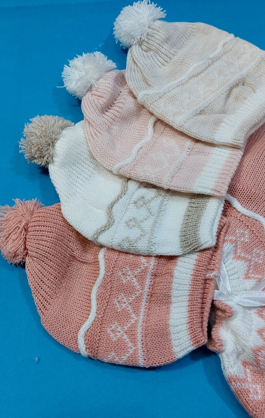 کلاه بافت دخترانه