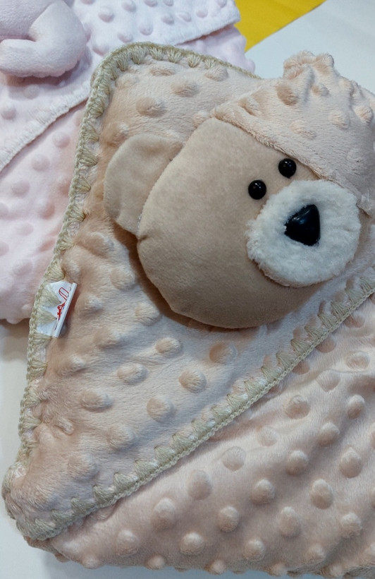 پتو مخمل حبابی کلاهدار