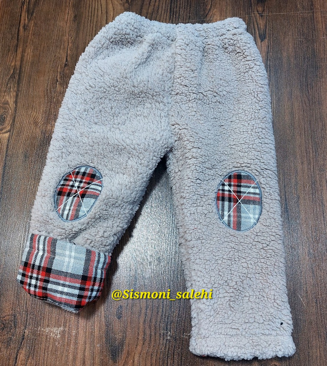 شلوار تدی گرم بچگانه