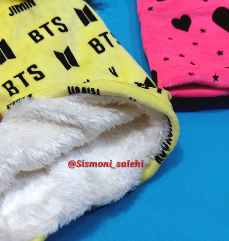 کلاه مخمل داخل پشمی بچگانه