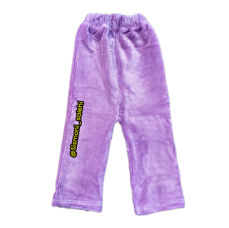 شلوار مخمل کبریتی گرم بچگانه