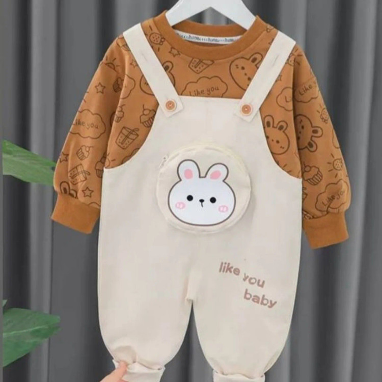 ست بیلر و بلوز نخ پنبه بچگانه