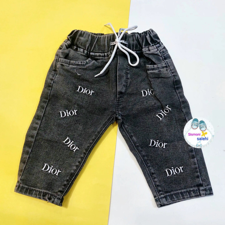 شلوار جین زغالی بچگانه