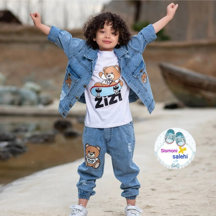 ست جین بچگانه عیدانه