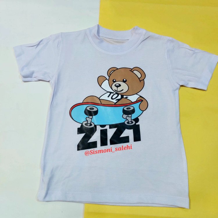 تیشرت سفید بچگانه