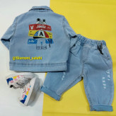 کت شلوار جین بچگانه