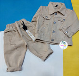 کت و شلوار کتان بچگانه