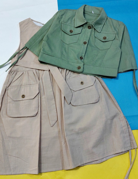 ست کتان دختراته