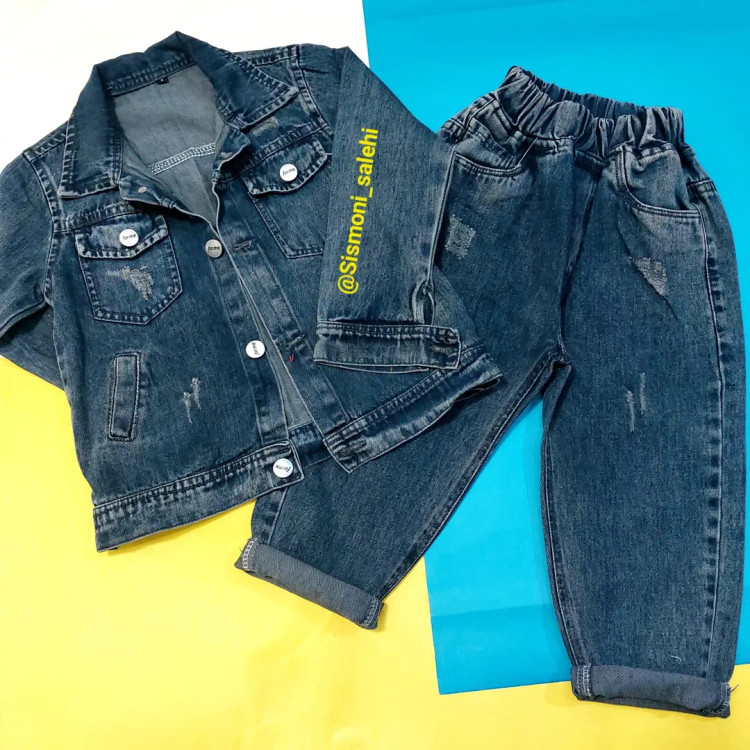 کت و شلوار جین بچگانه