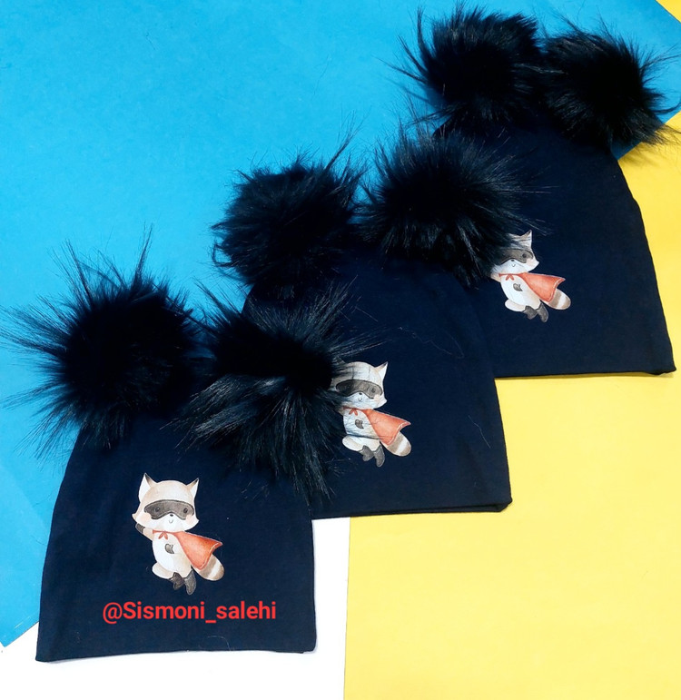 کلاه پوم پوم دو لایه