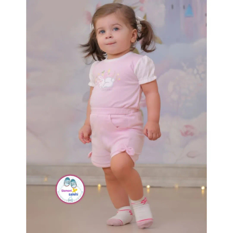 بلوز شورت پنبه دخترانه