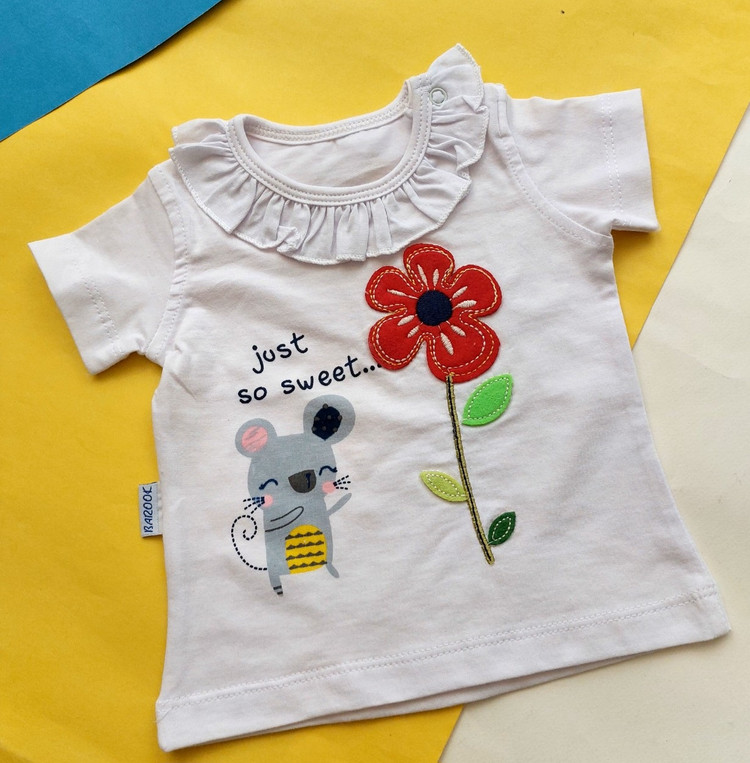 تیشرت نخی دخترانه