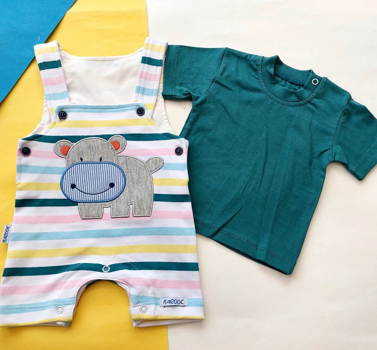 بیلر و تیشرت نخی بچگانه