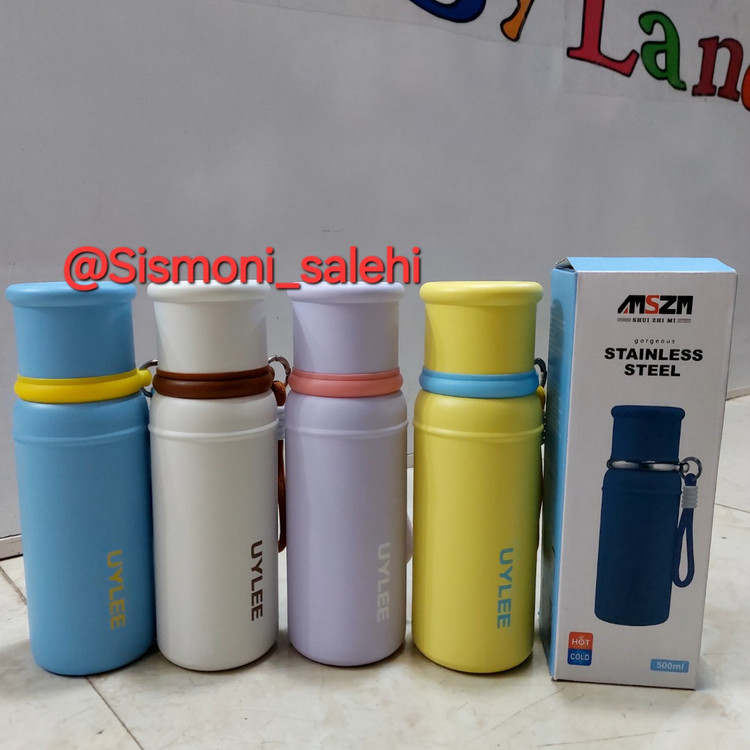 قمقمه استیل با رنگهای پاستیلی