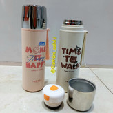 فلاسک استیل لیوان دار