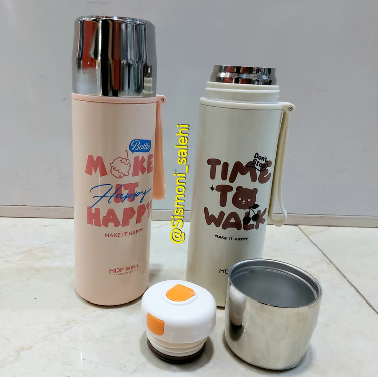 فلاسک استیل لیوان دار