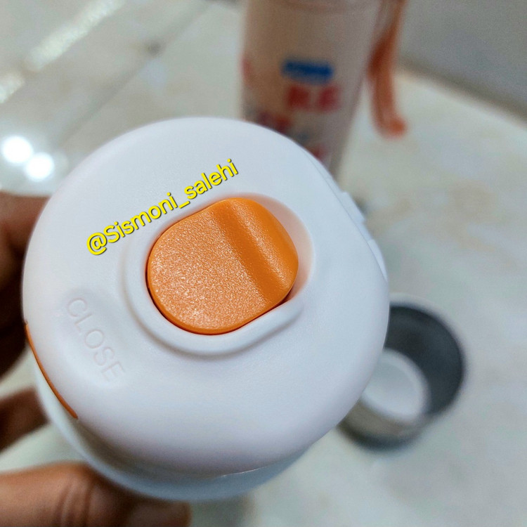 فلاسک استیل سر دکمه ای