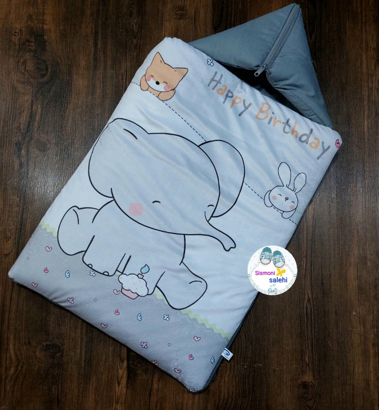 قنداق فرنگی مخمل نوزاد