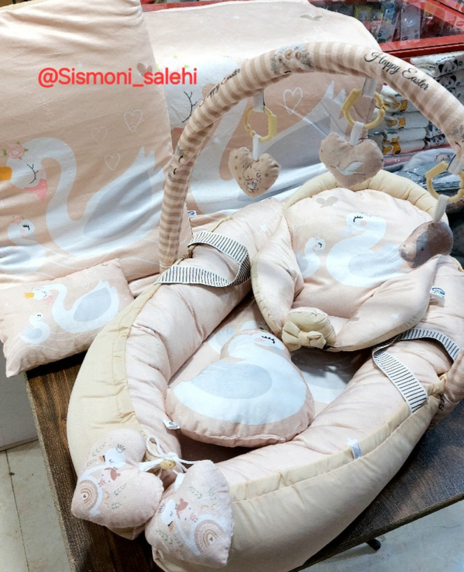 سرویس کامل خواب و بازی نوزاد ۷ تکه