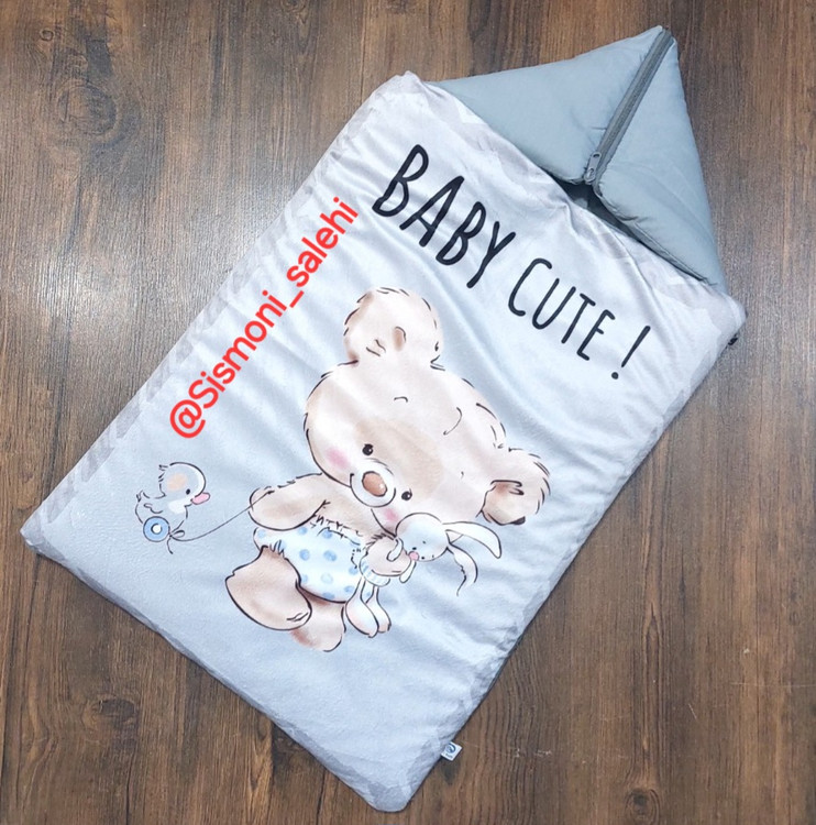 قنداق فرنگی مخمل نوزاد