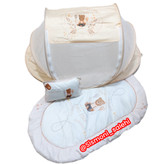 خرید پشه بند کمپی نوزاد همراه با بالشت و تشک با پایین ترین قیمت