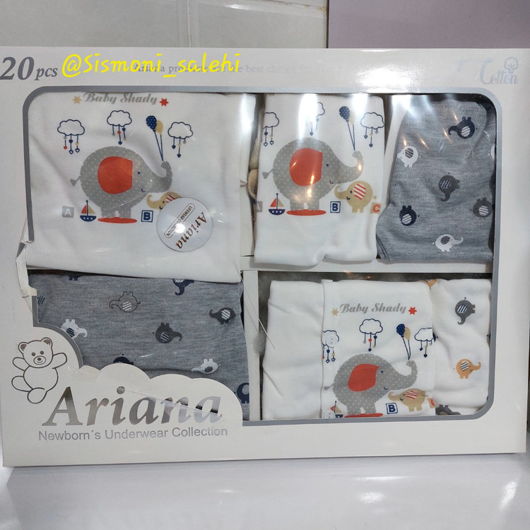 لباس نوزاد 19 تکه کامل