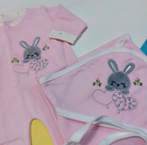 ست ۷ تکه بیمارستانی نوزاد پنبه ۱۰۰ درصد