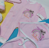 ست ۷ تکه بیمارستانی نوزاد پنبه ۱۰۰ درصد