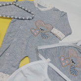 ست ۷ تکه بیمارستانی نوزاد پنبه ۱۰۰ درصد