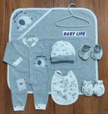 ست ۷ تکه بیمارستانی نوزاد پنبه ۱۰۰ درصد