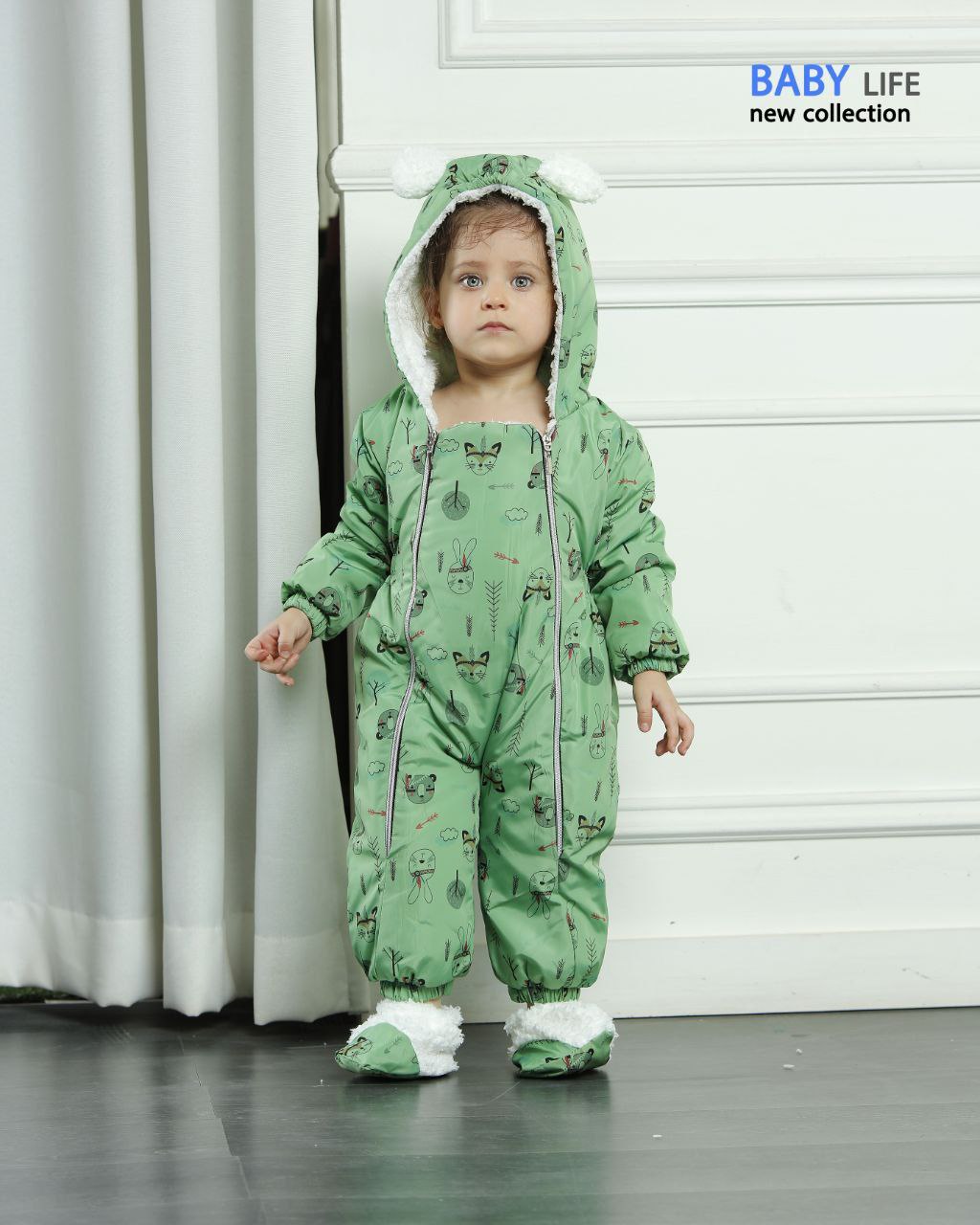 کاپشن سرهمی نوزاد