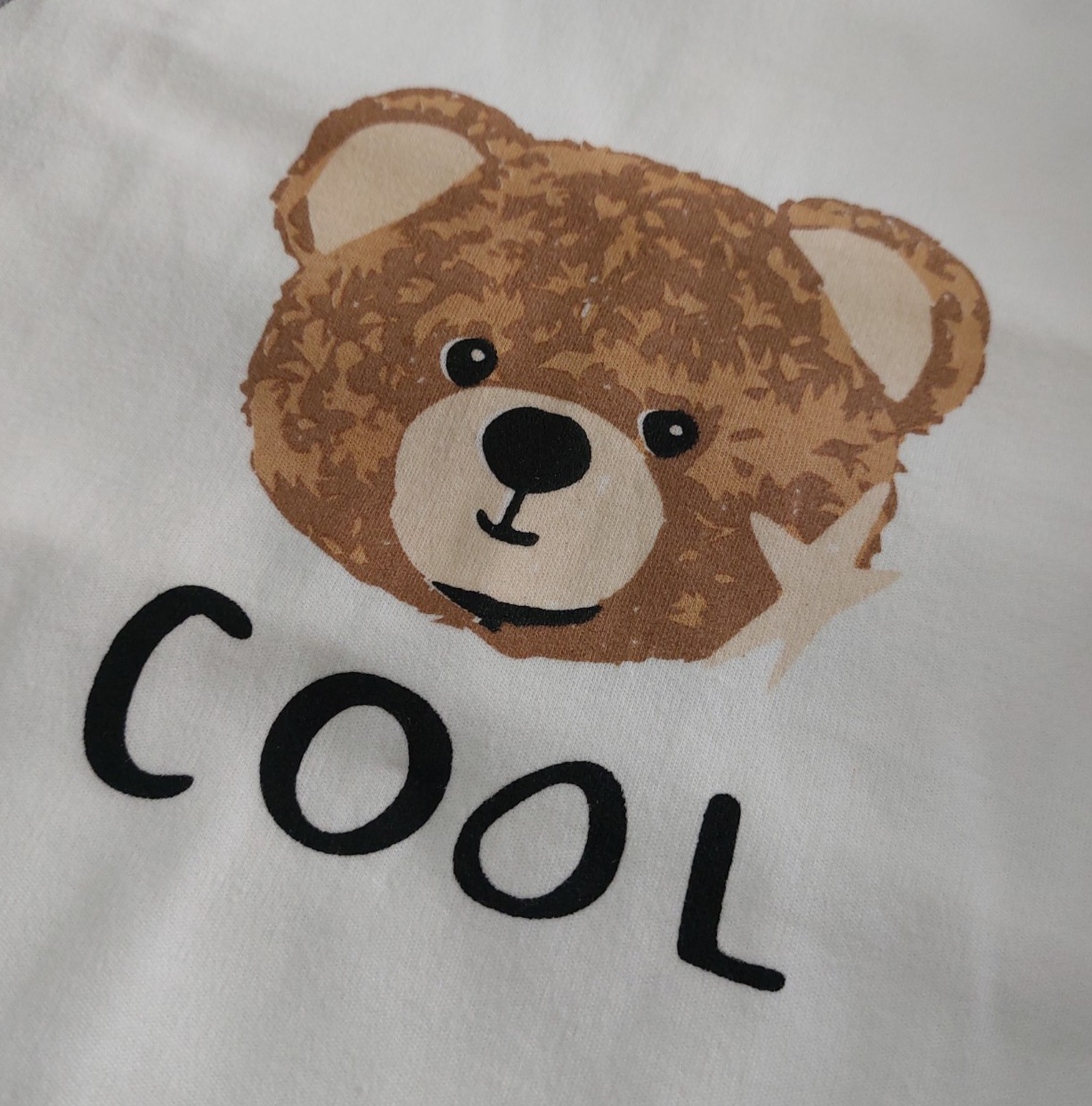 بلوز سفید پنبه بچگانه