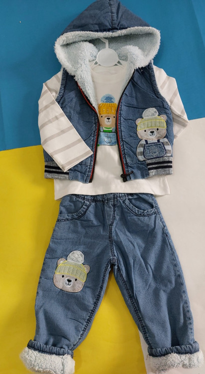 خرید ست ۳ تکه جین زمستانه ارزانتر از همه جا