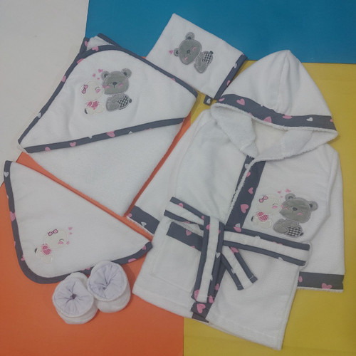 خرید ست حوله تن پوش نوزادی ارزانتر از همه جا