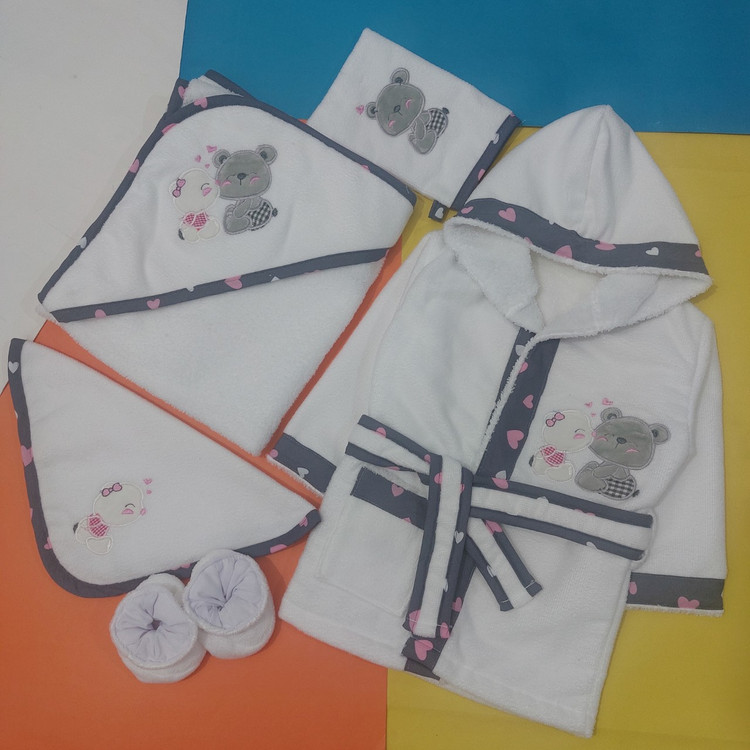 خرید ست حوله تن پوش نوزادی ارزانتر از همه جا